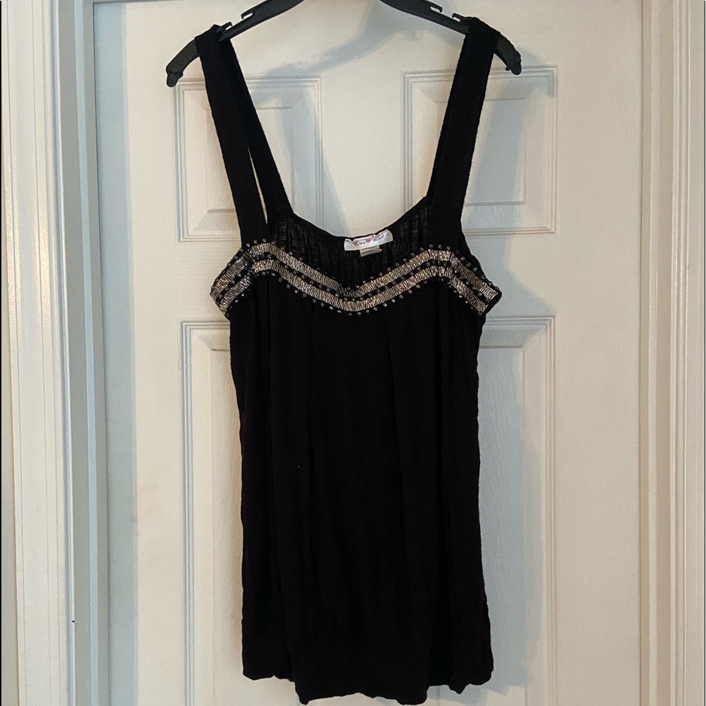 LuvLuv Tank Top with Beaded Detail Size 2X